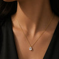 Trendy Water Drop Pendant Necklace • Minimalist Luxury Collarbone Chain