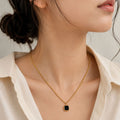 18K Gold Plated Woven Choker Necklace, Minimalist Necklace for Everyday wear